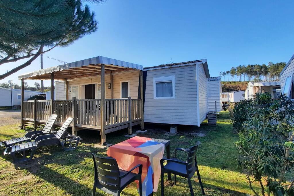 Mobil-Home Loic Camping Les Dunes De Contis سان جوليان-أون-بورن المظهر الخارجي الصورة